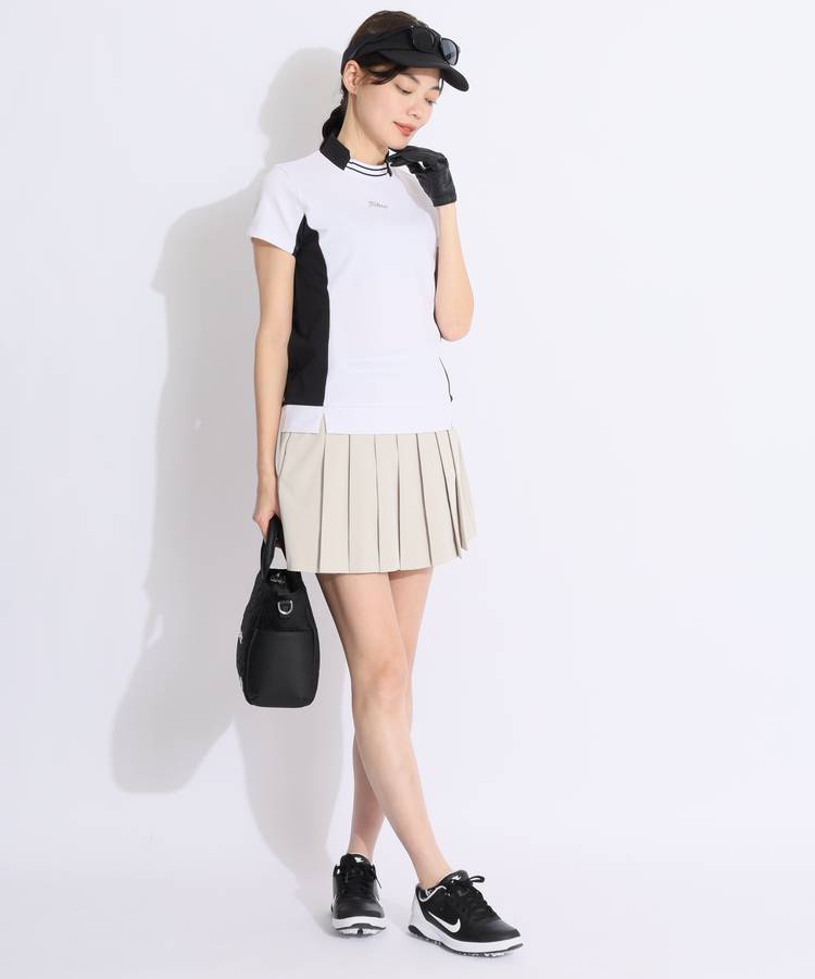 タイトリストアウトレット TL 【吸水速乾】カラーブロックモックネック