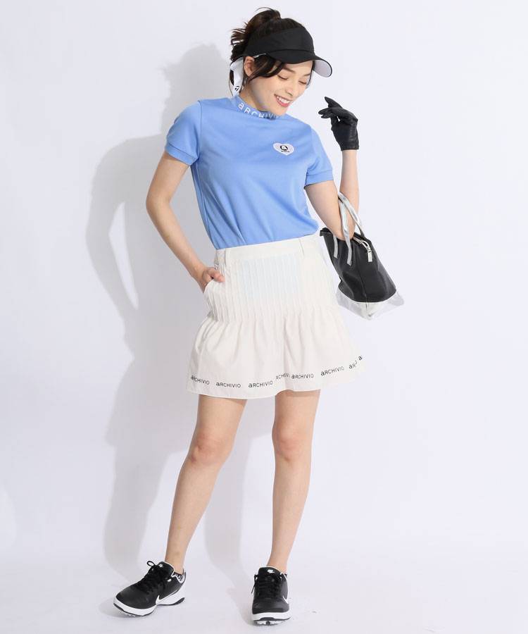 アルチビオ AR 【吸汗速乾UV】ハートワッペンモックネック半袖