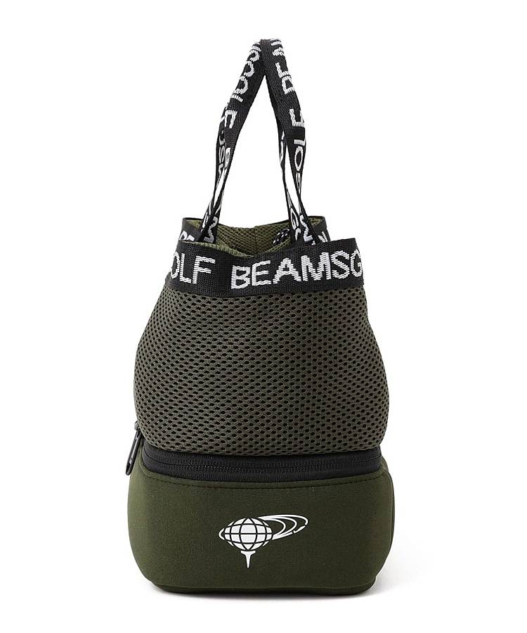 新品未使用BEAMS GOLF /セパレート 巾着 カートバッグ（保冷・保温） ビームスゴルフ BE 保冷保温セパレート巾着カートバッグ