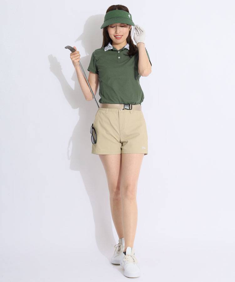 【TaylorMade】XS 新品✨軽量ストレッチパンツ レディースゴルフパンツ タイトリスト TL 【防透ストレッチ】ダイヤドビーショートパンツ