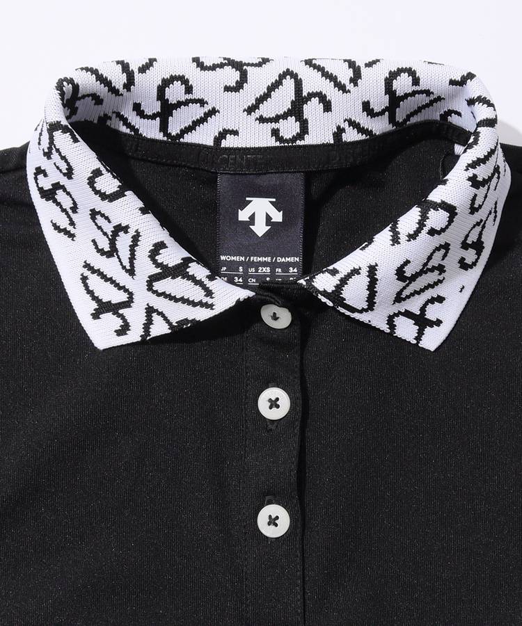 ド*ミ様 デサント　ゴルフ　長袖ポロシャツ　スカート　2点セット ブラック PXG ゴルフ ウェア レディース長袖 ポロシャツ スカート2点