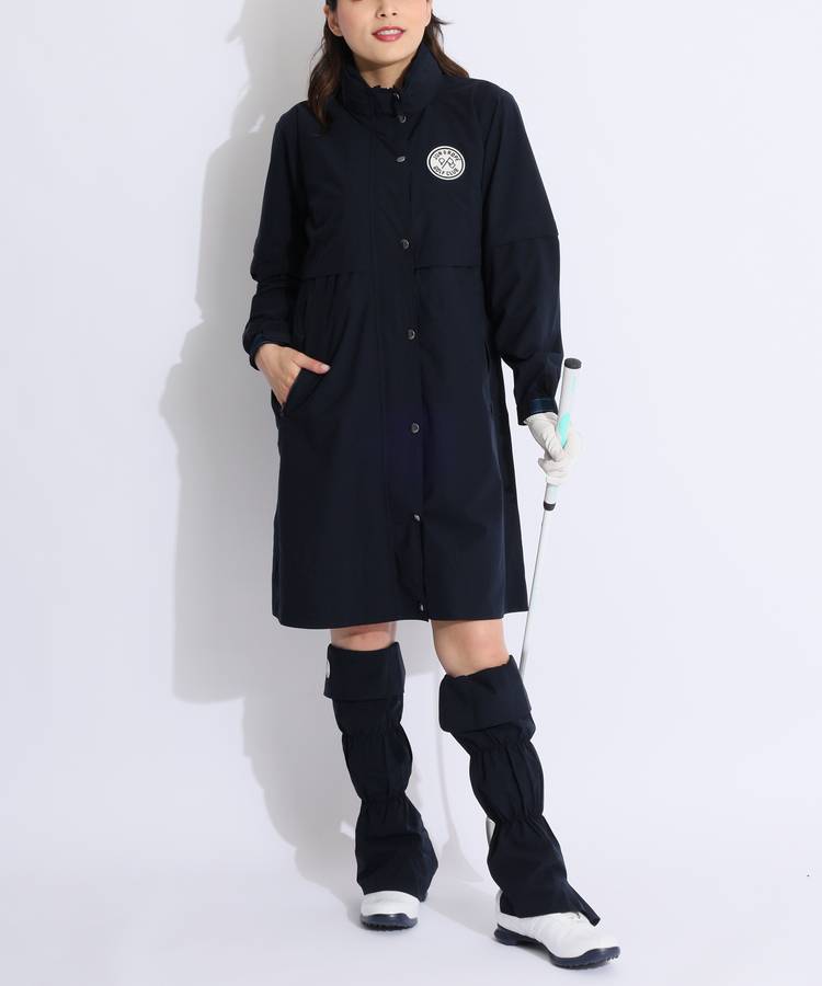 JUN&ROPE ゴルフ レインウェア レインワンピース ジュン&ロぺ JR レッグカバー付きレインワンピース レディース