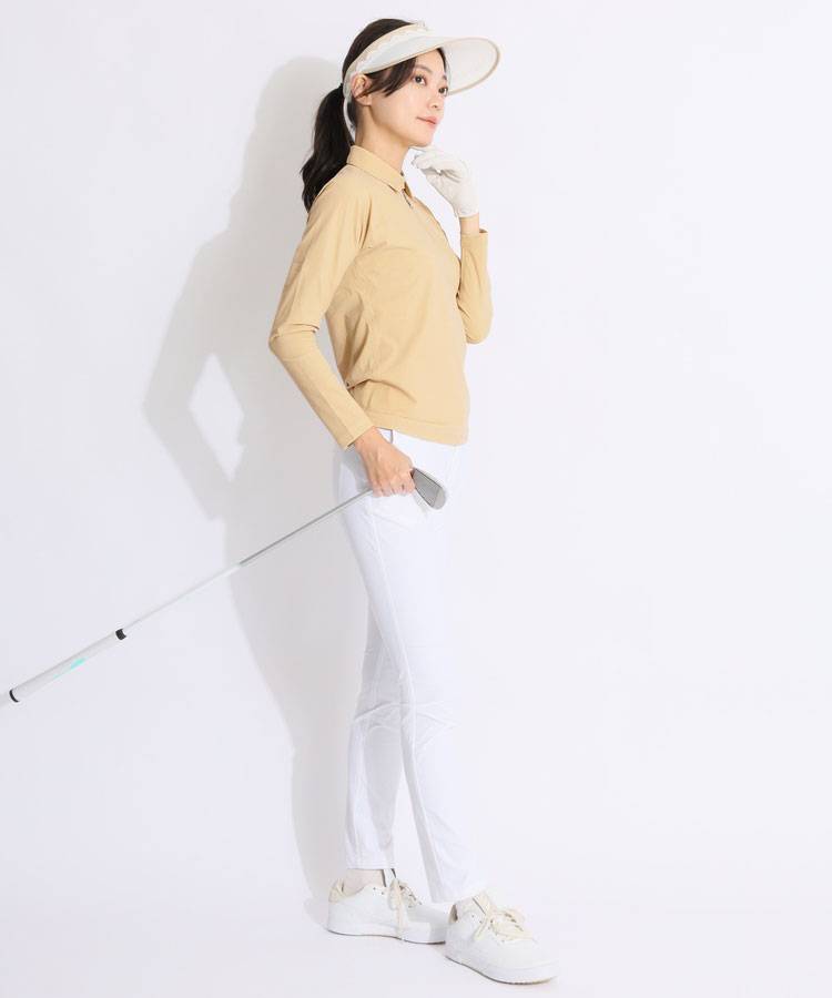 テーラーメイド　ゴルフウェア　長袖ポロシャツ　Lサイズ　ライトグリーン テーラーメイド ゴルフウェア 長袖ポロシャツ Lサイズ ライト