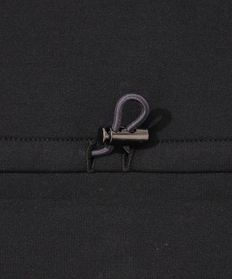 最終お値下げ新品　Heal Creek ノースリーブジップアップワンピース high neck half zip up sweat one piece / black [3size