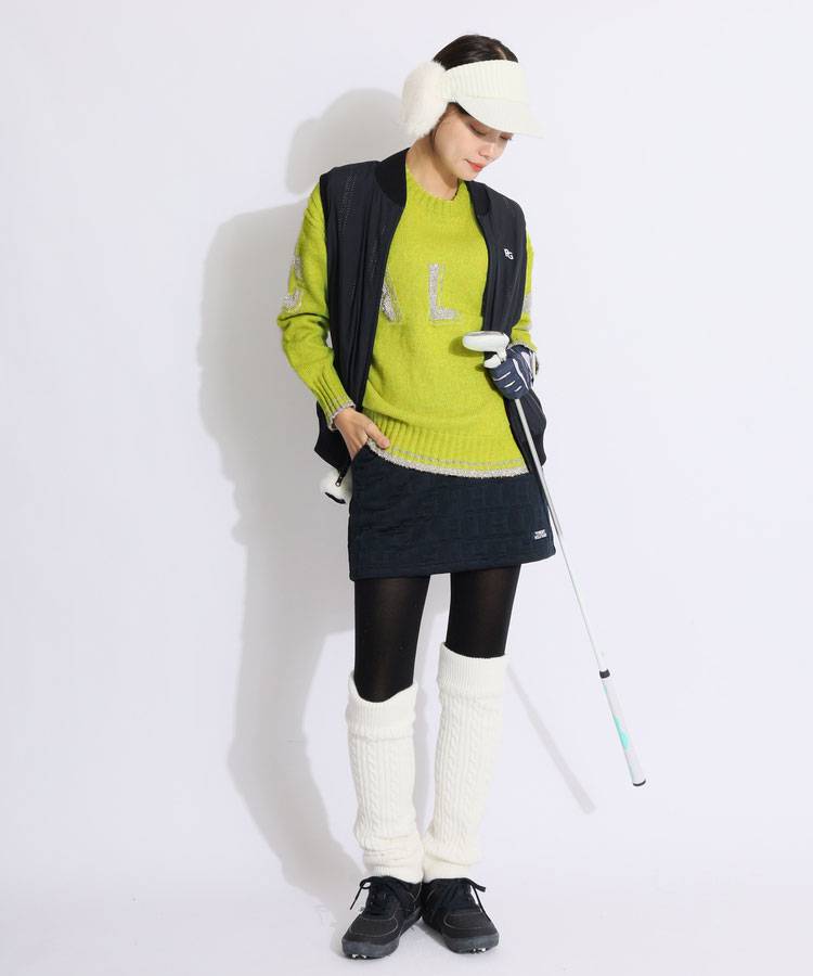 トミーヒルフィガーゴルフ TH モノグラムキルトスカート