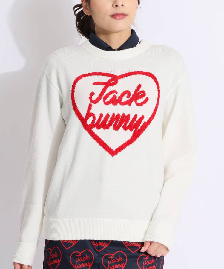新品■12,650円【ジャックバニー】 2/L レディース　クールネックニット ジャックバニー セーター 通販｜GDOゴルフショップ