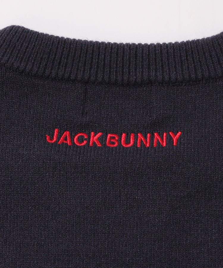 ジャックバニー JB 【ストレッチ】モールロゴインターシャ編み