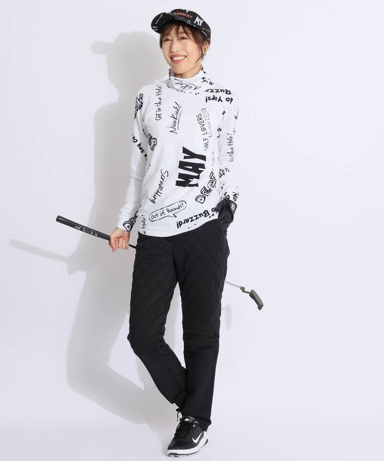 キャロウェイ CA 【撥水ストレッチ】異素材切り替え中綿パンツ