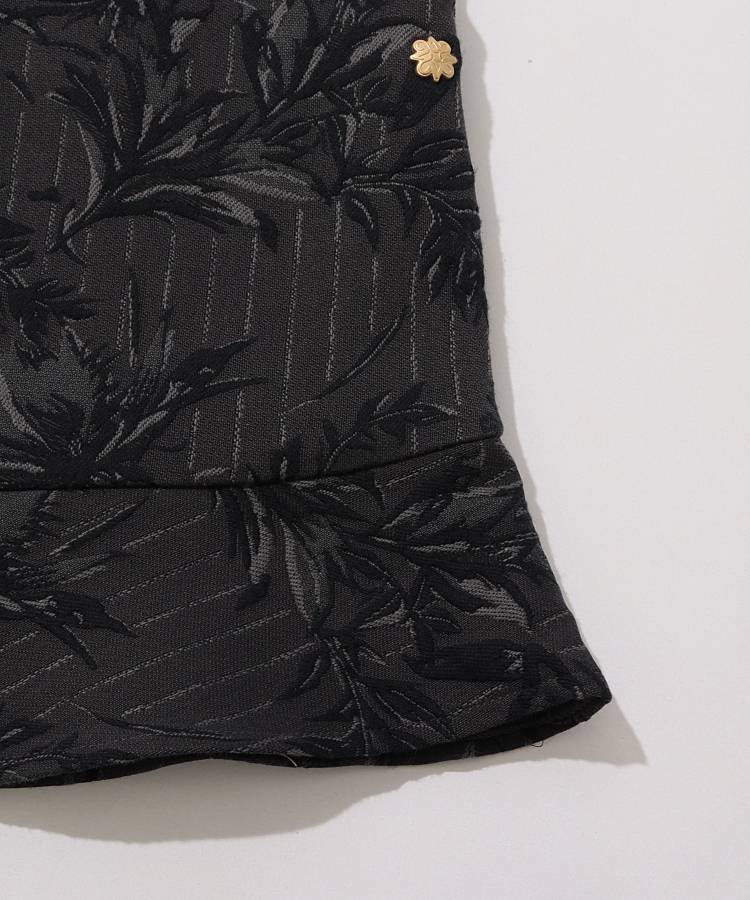 セントアンドリュース SA 【ストレッチ】フラワーストライプ柄フレア