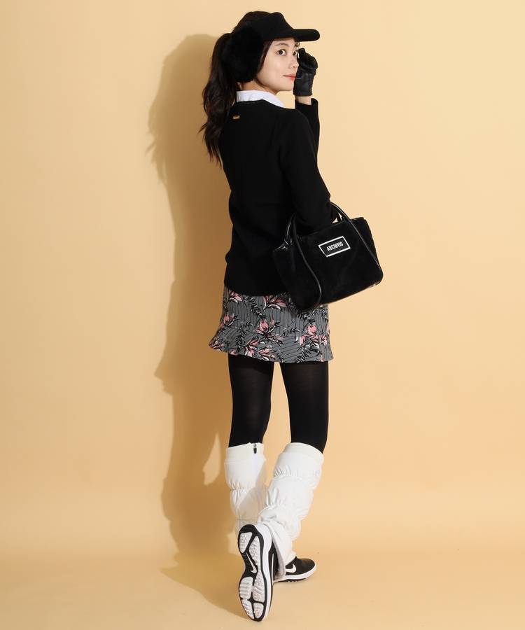 セントアンドリュース SA 【ストレッチ】フラワーストライプ柄フレア