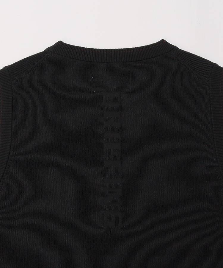 ブリーフィングゴルフ BR バックロゴクルーネックニットベスト