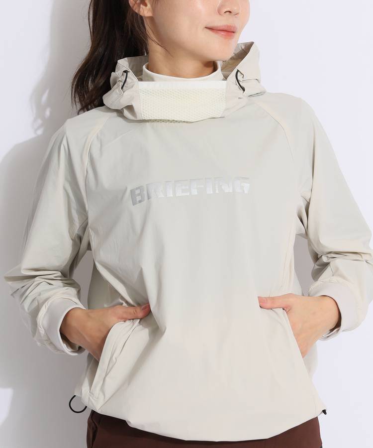 ブリーフィング ゴルフウェア レディース M ブリーフィングゴルフ ウィンドプルオーバー BRG233W20