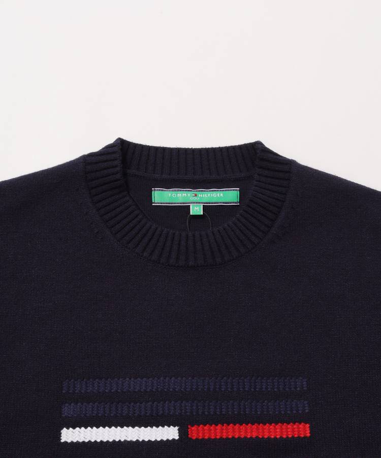【美品】  GOLFフラッグ クルーネックセーター TOMMY HILFIGER トミー ヒルフィガー ゴルフ GOLF フラッグ