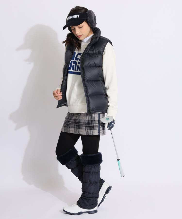 パーリーゲイツ 1 ハイネック ニットジャケット 裏地付き 防寒 防風 PEARLY GATES 2024 WINTER