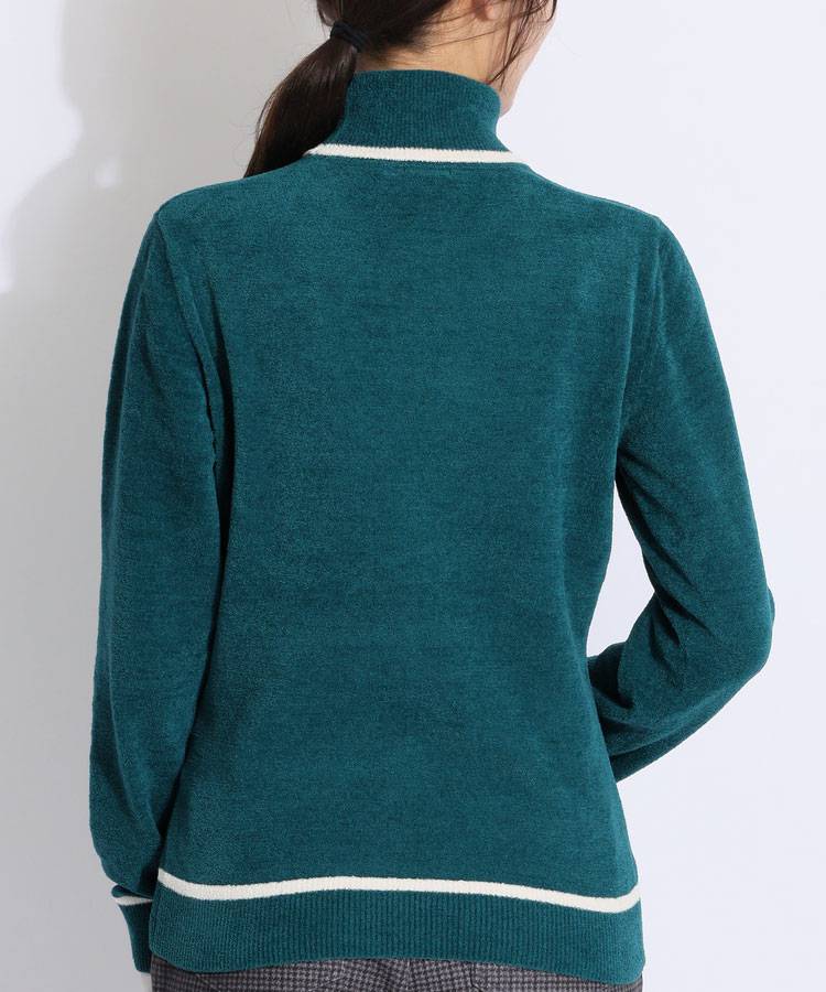 Heal Creek - coco 未使用品 ヒールクリーク HEAL CREEK レディース セーター 40(M) 紺  ネイビー 長袖ニット カシミヤ混 総柄 coco 未使用品 ヒールクリーク HEAL CREEK レディース セーター