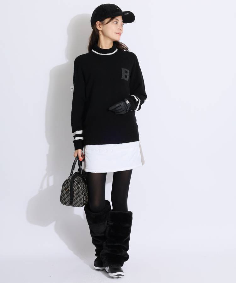 ブリーフィングゴルフ BR ロゴワッペンブークレタートルネック