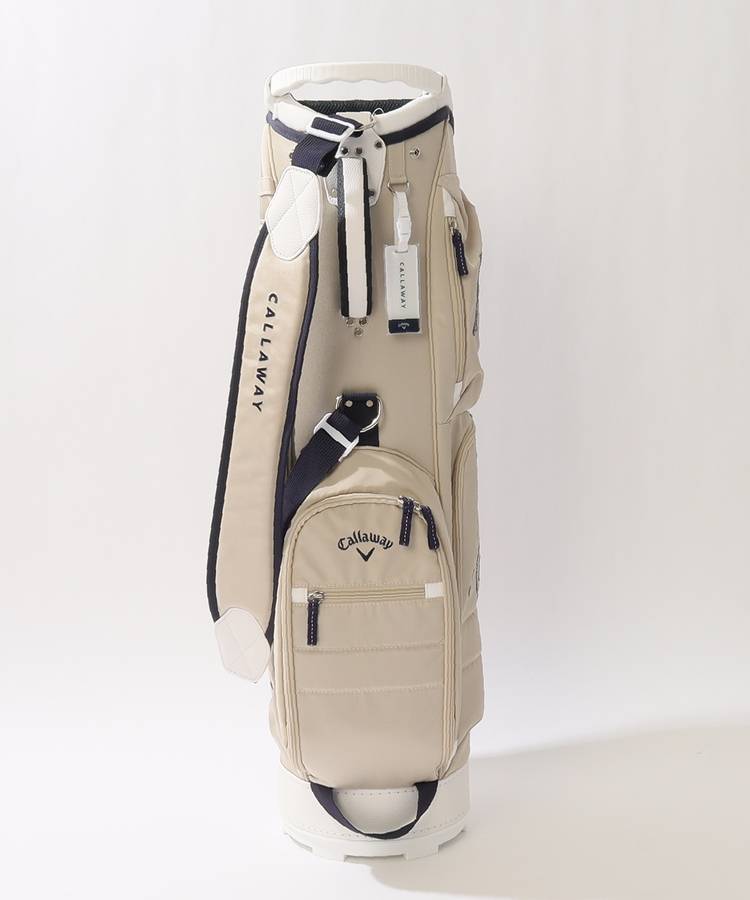 Callaway ベージュ キャディバッグ　レディース Callaway キャディバッグ（色：ベージュ系）｜ゴルフ用バッグ