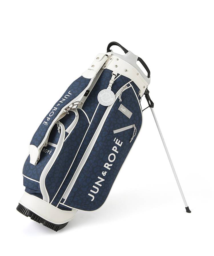 ジュン＆ロぺ JR アニマルプリントスタンドキャディバッグ レディース