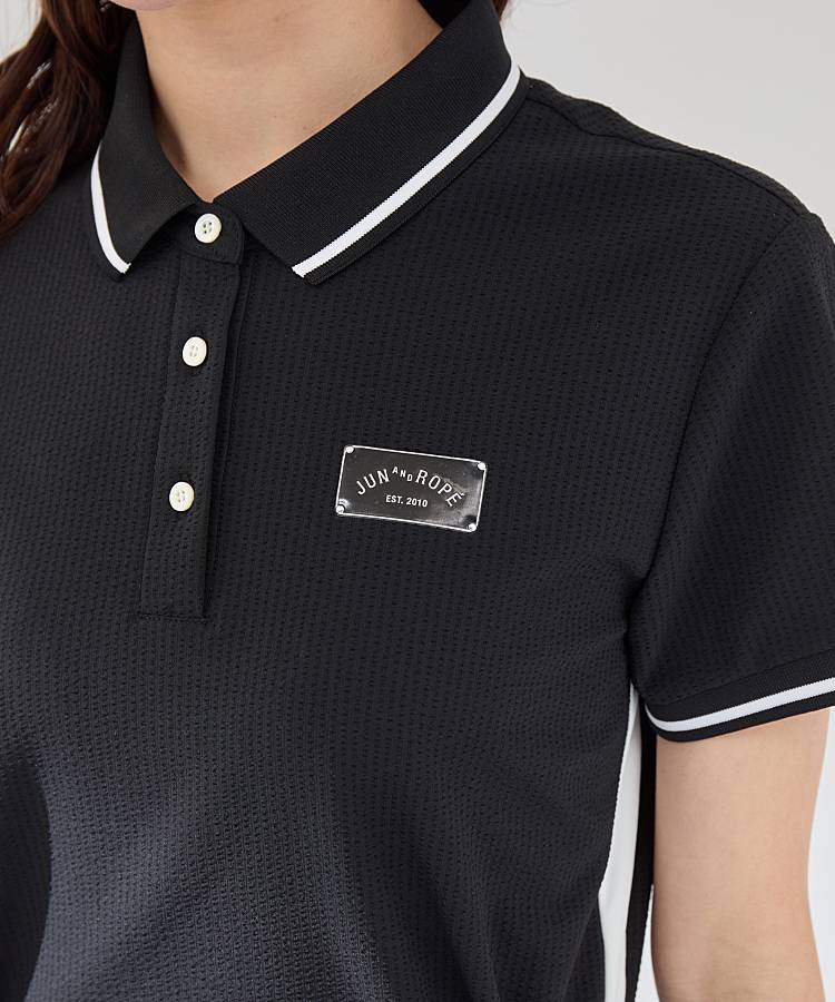 JUN & ROPE' シアサッカードロストポロワンピース　M Amazon.co.jp: [ジュン＆ロぺ] 撥水【ストレッチ】 シアサッカー