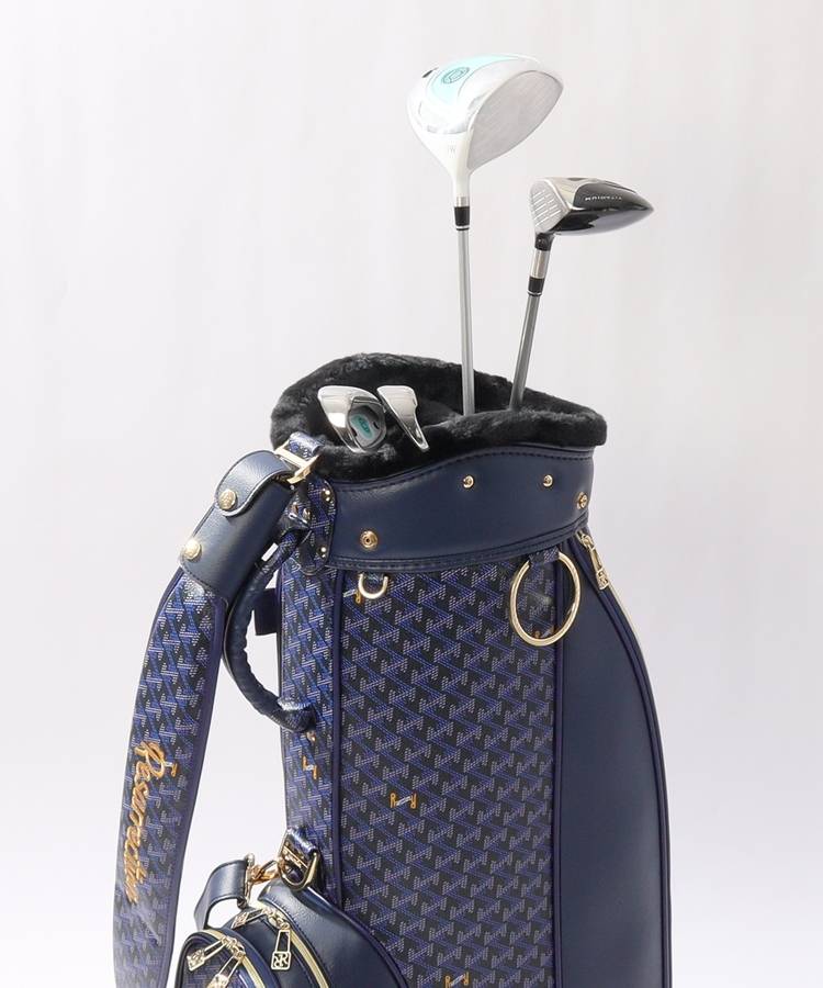 レザレクション、ラリーナ、ゴルフバッグ 、ネイビー、美品 レザレクション Resurrection ラリーナ ネイビー キャディバッグ : GDO