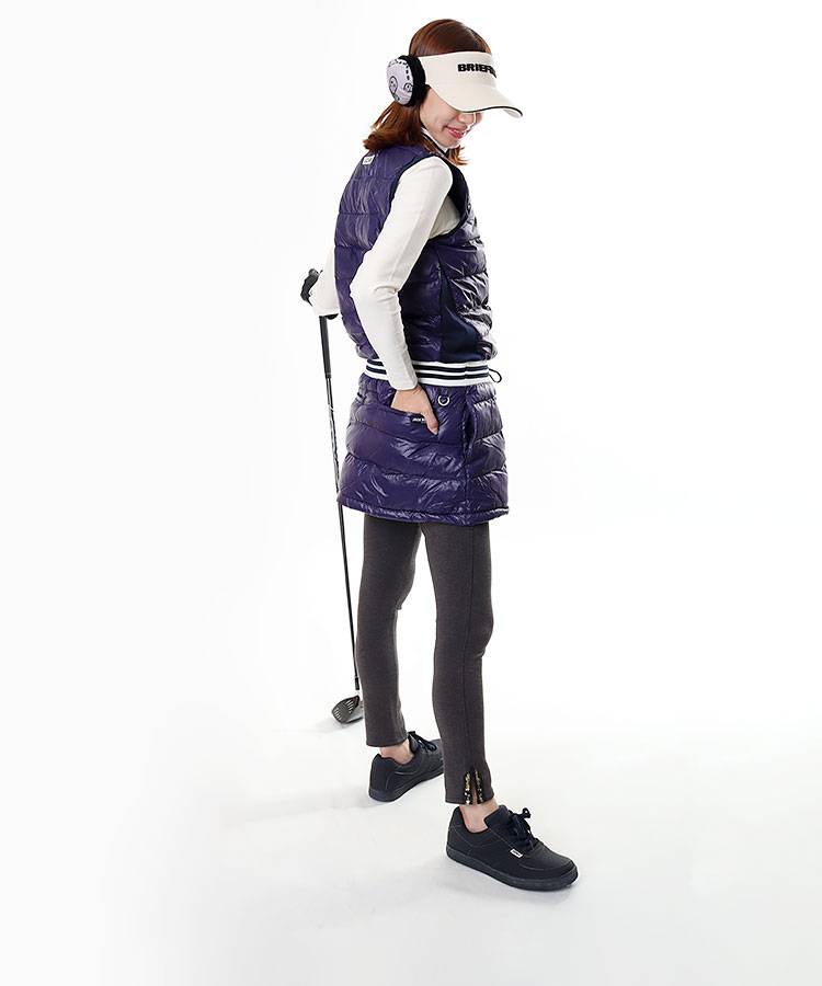 ジャックバニー　リブLINEダウンZIPノースリーブワンピ ジャックバニー JB リブLINE◇ダウンZIPノースリーブワンピ