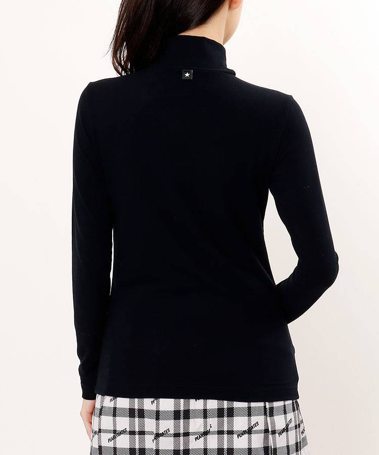 パーリーゲイツ PG StarPoint☆長袖モックネックカットソー