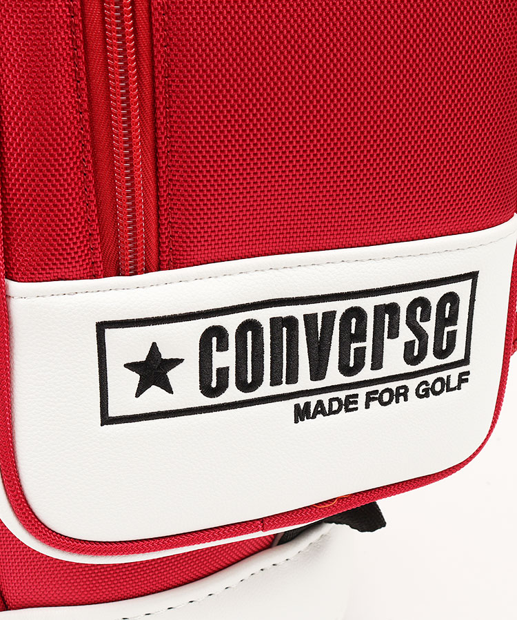 新品未使用！コンバースCONVERSEキャディバッグ レッド定価33,000円 新品未使用！コンバースCONVERSEキャディバッグ レッド定価33,000円