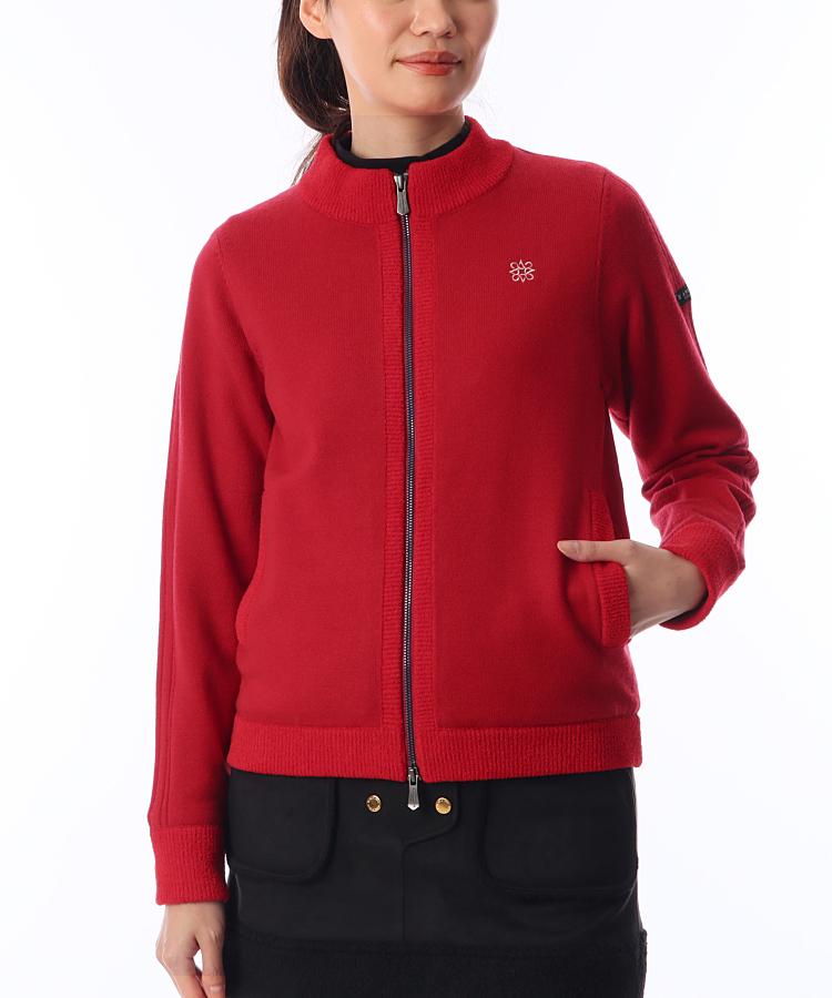 セントアンドリュース SA 裏地付き◇Simpleニットブルゾン レディース