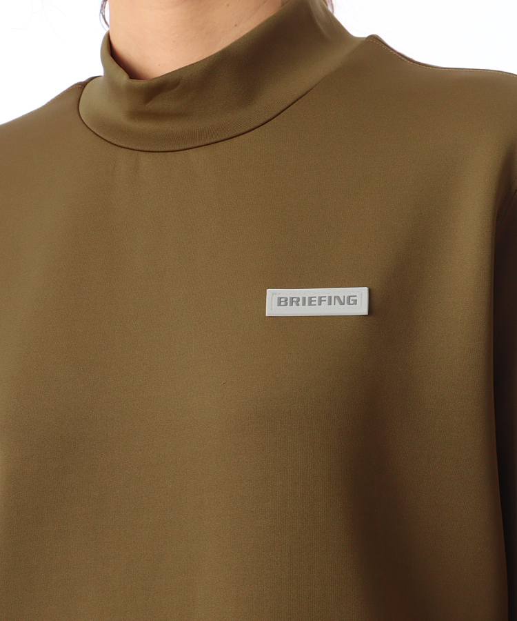 ブリーフィングゴルフ BR エンボスLOGO◇モックネックワンピース