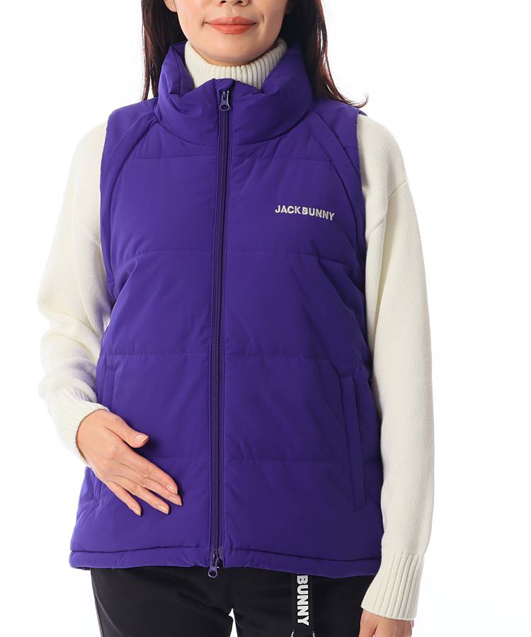 ジャックバニー JB 吸湿発熱2WAY中綿ジャケット レディースゴルフ