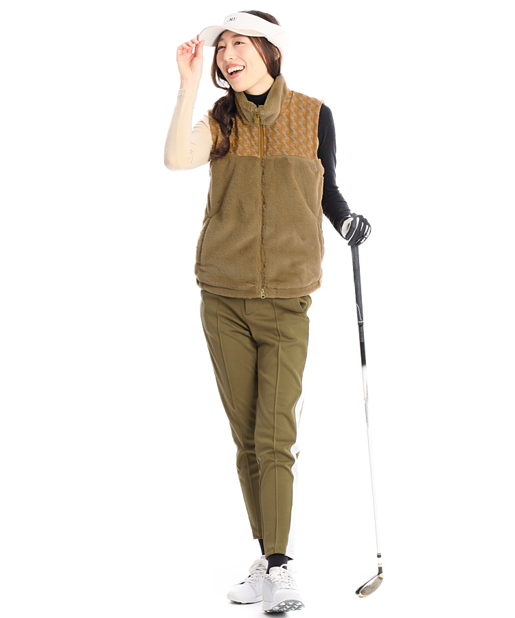 レザレクション　ファー　ベスト　ゴルフ　L レザレクション ファー ベスト ゴルフ L