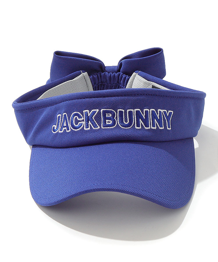 ジャックバニー JB バックリボンメッシュサンバイザー