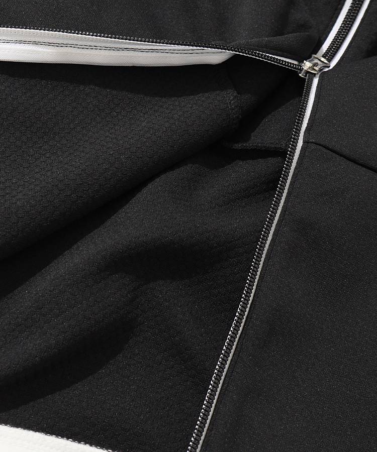 【極美品】ニューバランスゴルフ　フルジップパーカー　M 黒 ニューバランスゴルフ ダンボールニットフルジップパーカー 012