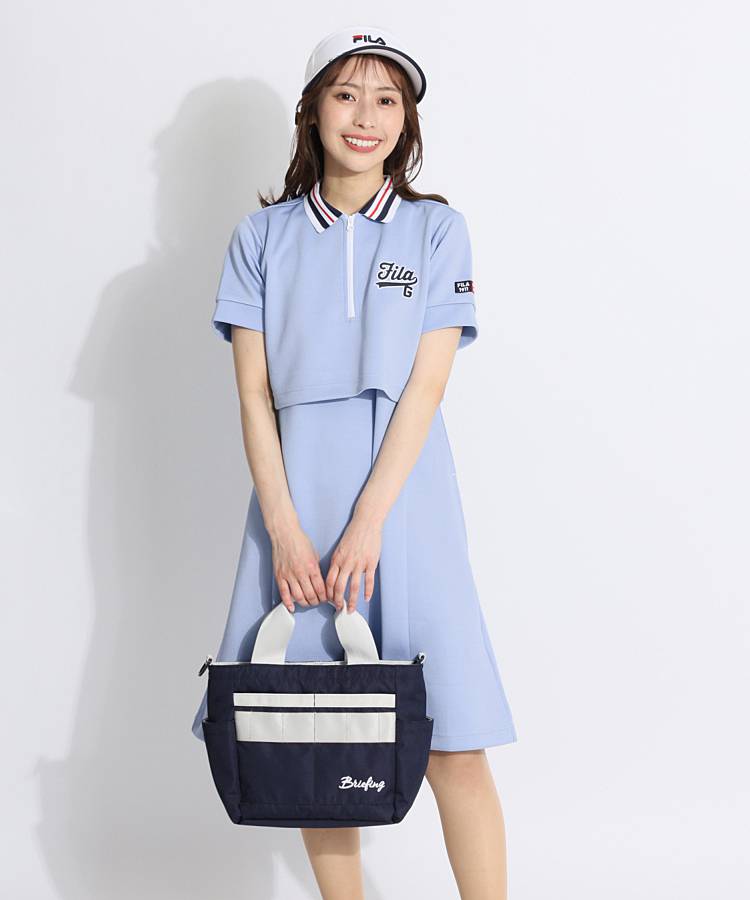ブリーフィングゴルフ★ワンピース　美品 セール】ブリーフィング ゴルフ ウェア レディース サイドロゴ