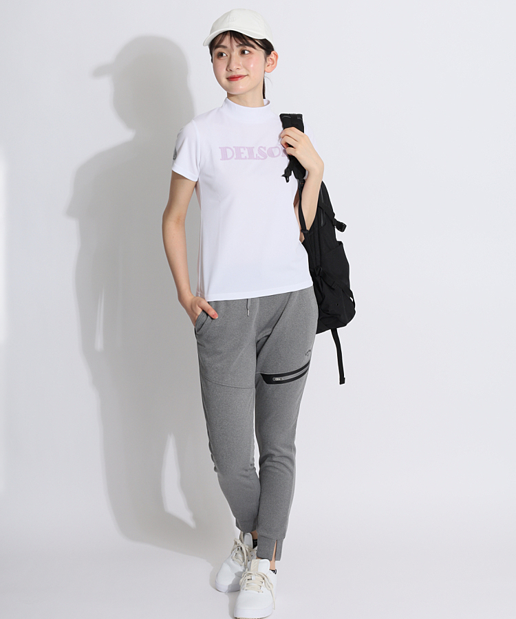 デルソル★希少サイズ大きいサイズ　セットアップ　モックネック　ゴルフスカート デルソル☆希少サイズ大きいサイズ セットアップ モックネック