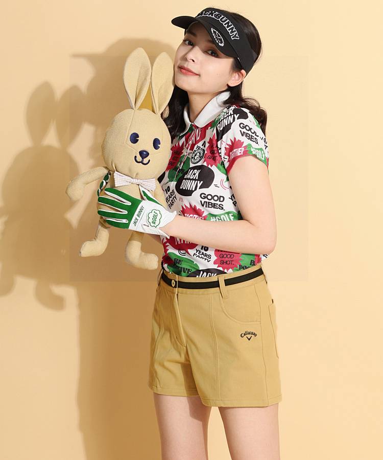 新品未使用 ジャックバニー シャカシャカ ジャンパー　レディース　L ジャックバニー JB ロゴテープフルジップニットブルゾン