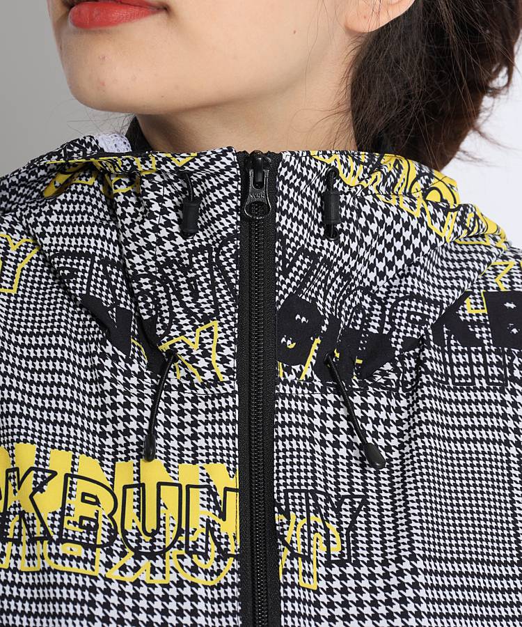 極美品　ジャックバニー　千鳥　グレンチェック　パーカー　ジャケット L　撥水 極美品 ジャックバニー 千鳥 グレンチェック パーカー