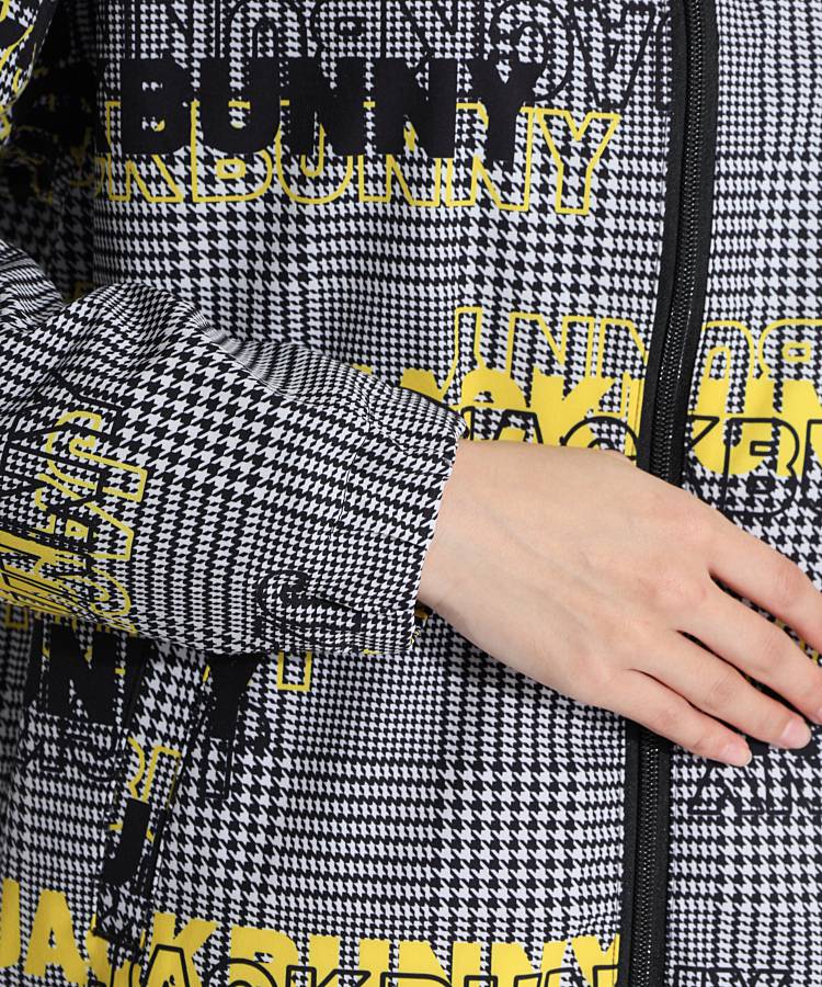 ジャックバニー JB グレンチェック柄フーディブルゾン