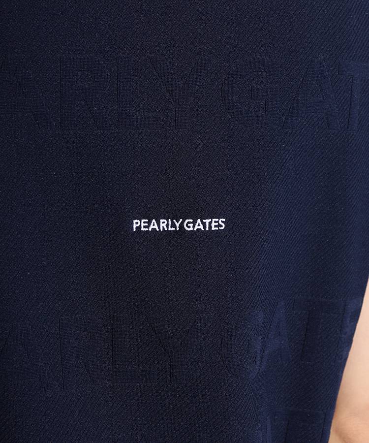 パーリーゲイツ PG フロント刺しゅうロゴ半袖ポロシャツ レディース