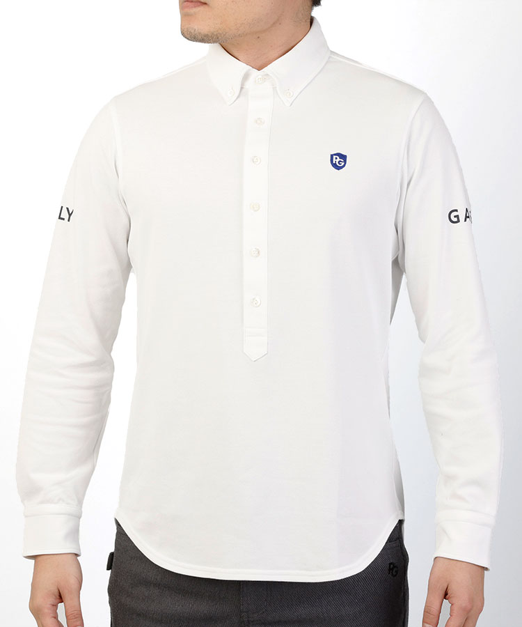 パーリーゲイツ ゴルフ メンズ 長袖 ポロシャツ シャツ サイズ5