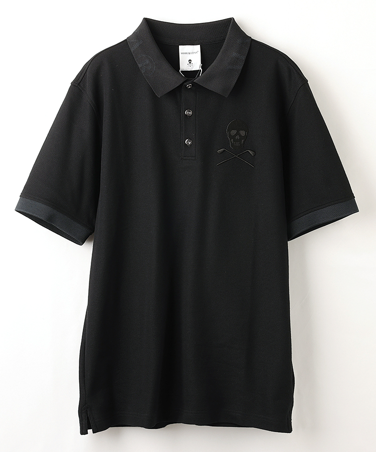 マーク＆ロナ ML 胸元ロゴ刺繍 半袖ポロシャツ ゴルフウェア通販 