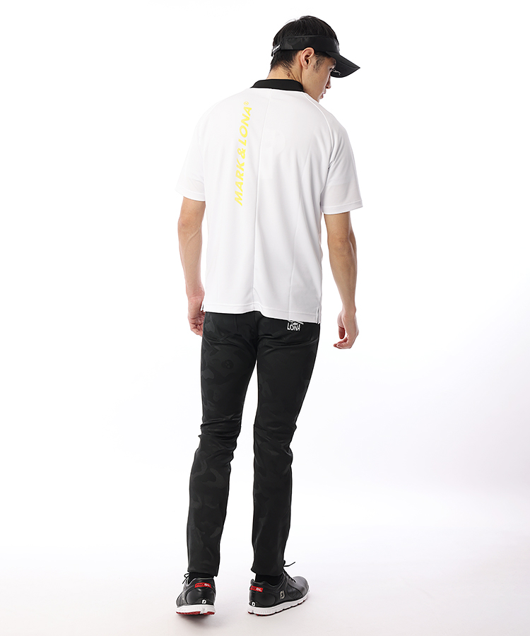 新作MARK&LONA モックネックTシャツ XLサイズ WHITE 新品-