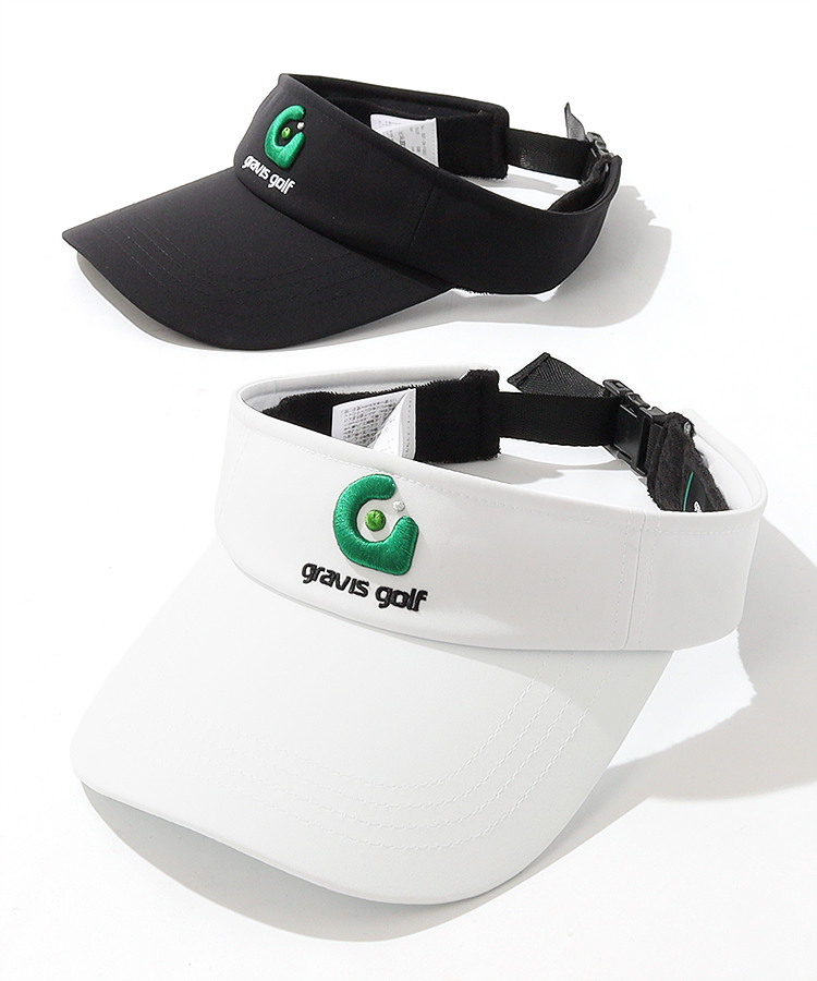 グラビスゴルフ GV フロント立体ロゴサンバイザー ゴルフウェア通販 HIGUMA GOLF STORE（ヒグマゴルフストア）