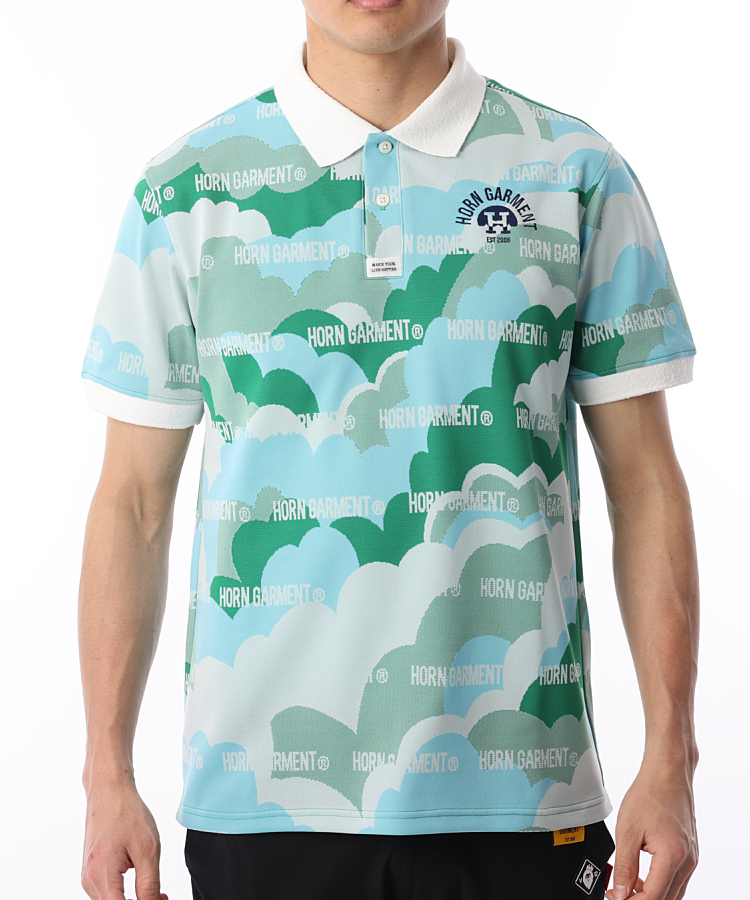ホーンガーメント HO ロゴ刺繍半袖ポロシャツ ゴルフウェア通販 HIGUMA