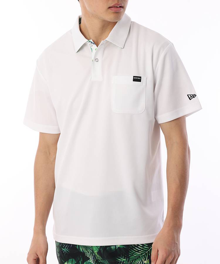 パーリーゲイツ ワンポイント刺繍ロゴ ポロシャツ ゴルフ ホワイト メンズL