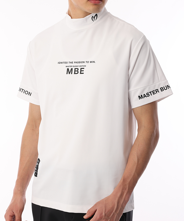 マスターバニーエディション カラー・ホワイト モックネックシャツ サイズ4