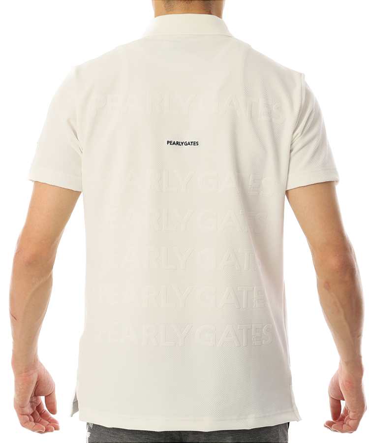 パーリーゲイツ PG ロゴ織り半袖ポロシャツ ゴルフウェア通販 HIGUMA