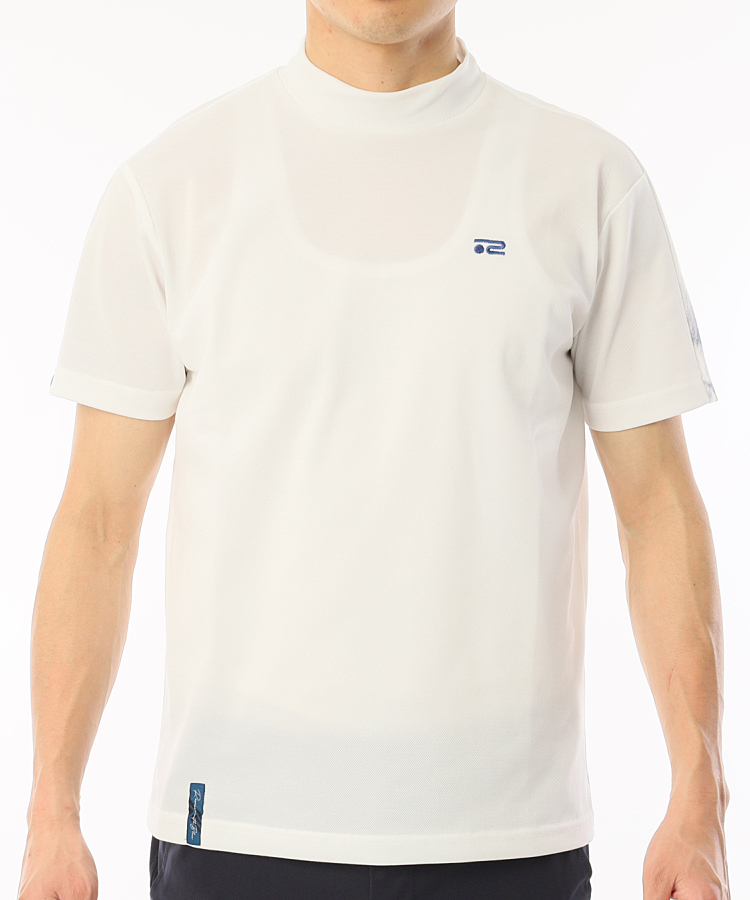 ロサーセン RO 吸水速乾ストレッチカノコ半袖モックネックカットソー ゴルフウェア通販 HIGUMA GOLF STORE（ヒグマゴルフストア）