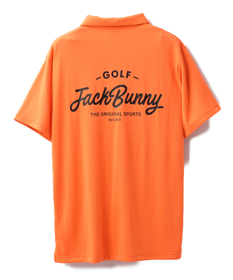ジャックバニー JB ハニカムメッシュBACKロゴ半袖ポロ ゴルフウェア通販 HIGUMA GOLF STORE（ヒグマゴルフストア）