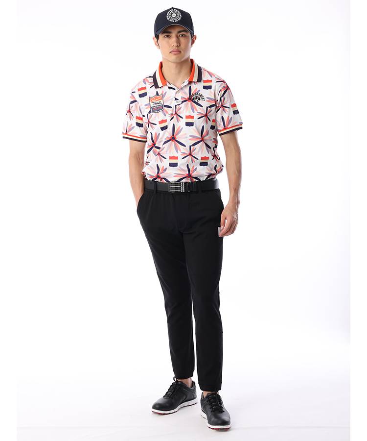ホーンガーメント HO [HAWAIIAN航空]選べるデザイン半袖ポロシャツ 